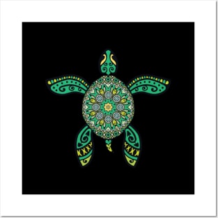 Mandala Turtle Posters and Art